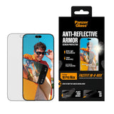 iPhone 18 Pro Max PanzerGlass Hærdet Beskyttelsesglas m. FastFit In-A-Box - Anti-Reflekterende - Gennemsigtig