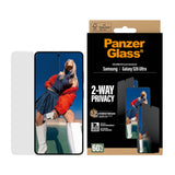 Samsung Galaxy S26 Ultra PanzerGlass 2-Way Privacy Skærmbeskyttelsesglas - inkl. EasyAligner - Gennemsigtig