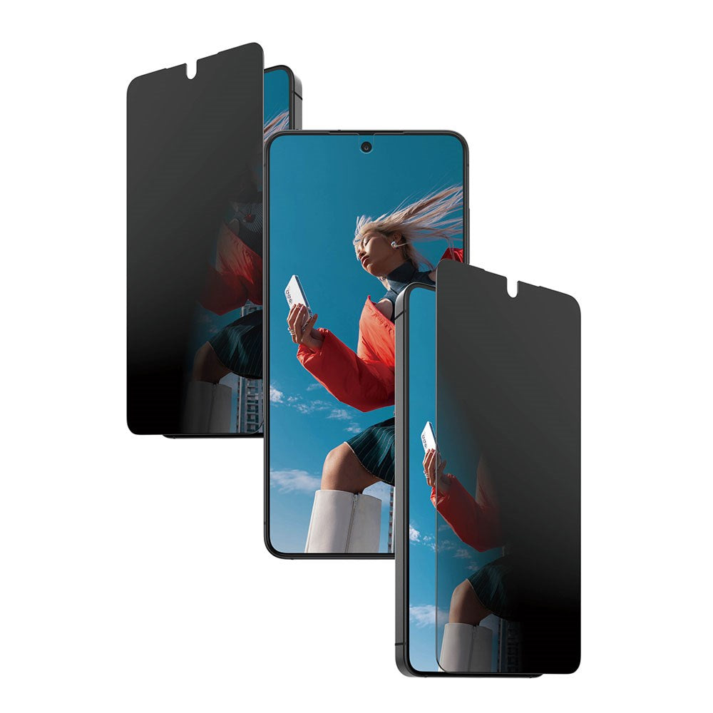 Samsung Galaxy S26 PanzerGlass 2-Way Privacy Skærmbeskyttelsesglas - inkl. FastFit In-A-Box - Gennemsigtig