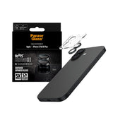 iPhone 17 / 16 / 16 Plus PanzerGlass Ceramic Hoops Kamerabeskyttelsesglas inkl. Installationsramme - Sort