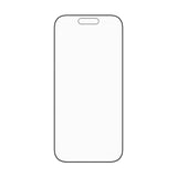 iPhone 17 / 16 Pro PanzerGlass Stealth Skærmbeskyttelsesglas - Ultra-Wide Fit - Gennemsigtig / Sort Kant