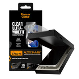 iPhone 18 Pro / 17 Pro PanzerGlass Hærdet Beskyttelsesglas inkl. FastFit In-A-Box - Ultra Wide Fit - Gennemsigtig
