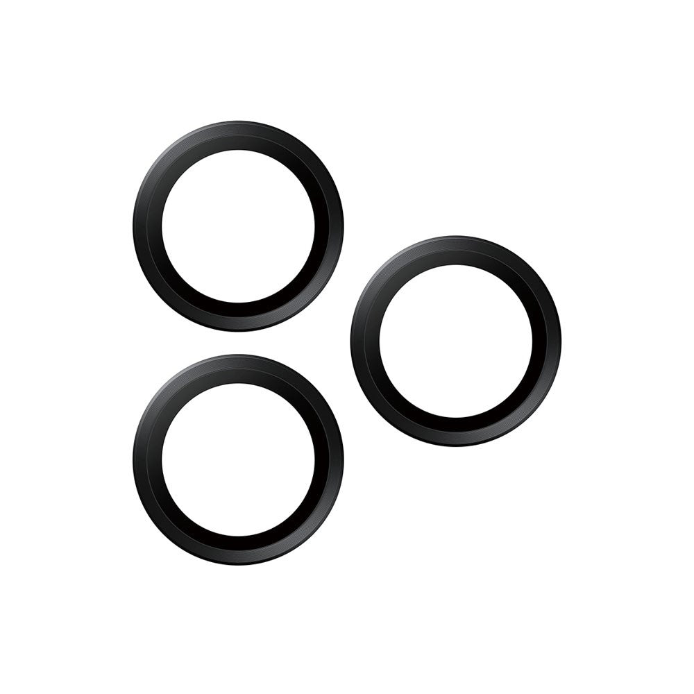 iPhone 18 Pro / Pro Max PanzerGlass Ceramic Hoops Kamerabeskyttelsesglas inkl. Installationsramme - Sort