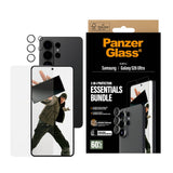 Samsung Galaxy S26 Ultra PanzerGlass Hoops 2-in-1 Bundle m. 1 x EasyAligner 1 x Skærmbeskyttelse (UWF) 1 x Hoops Kameralinsebeskyttelse - Gennemsigtig