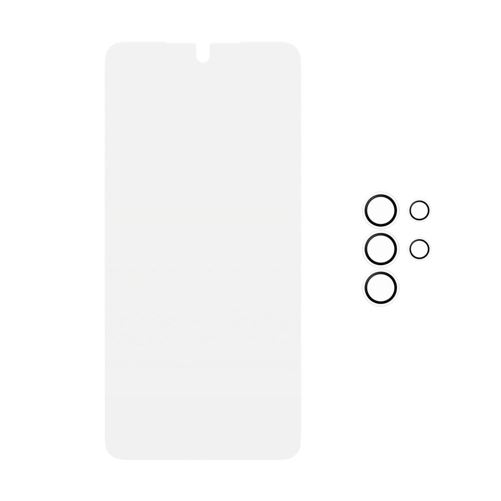 Samsung Galaxy S26 Ultra PanzerGlass Hoops 2-in-1 Bundle m. 1 x EasyAligner 1 x Skærmbeskyttelse (UWF) 1 x Hoops Kameralinsebeskyttelse - Gennemsigtig