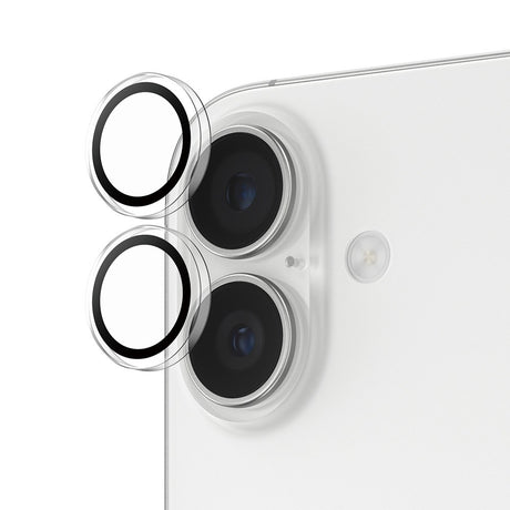 PanzerGlass iPhone 17 / 16 / 16 Plus Hoops Kamerabeskyttelsesglas inkl. Installationsramme - Gennemsigtig