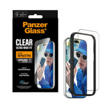 iPhone 18 Pro / 17 Pro PanzerGlass Hærdet Beskyttelsesglas - Ultra Wide Fit m. EasyAligner - Gennemsigtig
