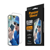 iPhone 18 Pro / 17 Pro PanzerGlass Hærdet Beskyttelsesglas - Ultra Wide Fit m. EasyAligner - Gennemsigtig