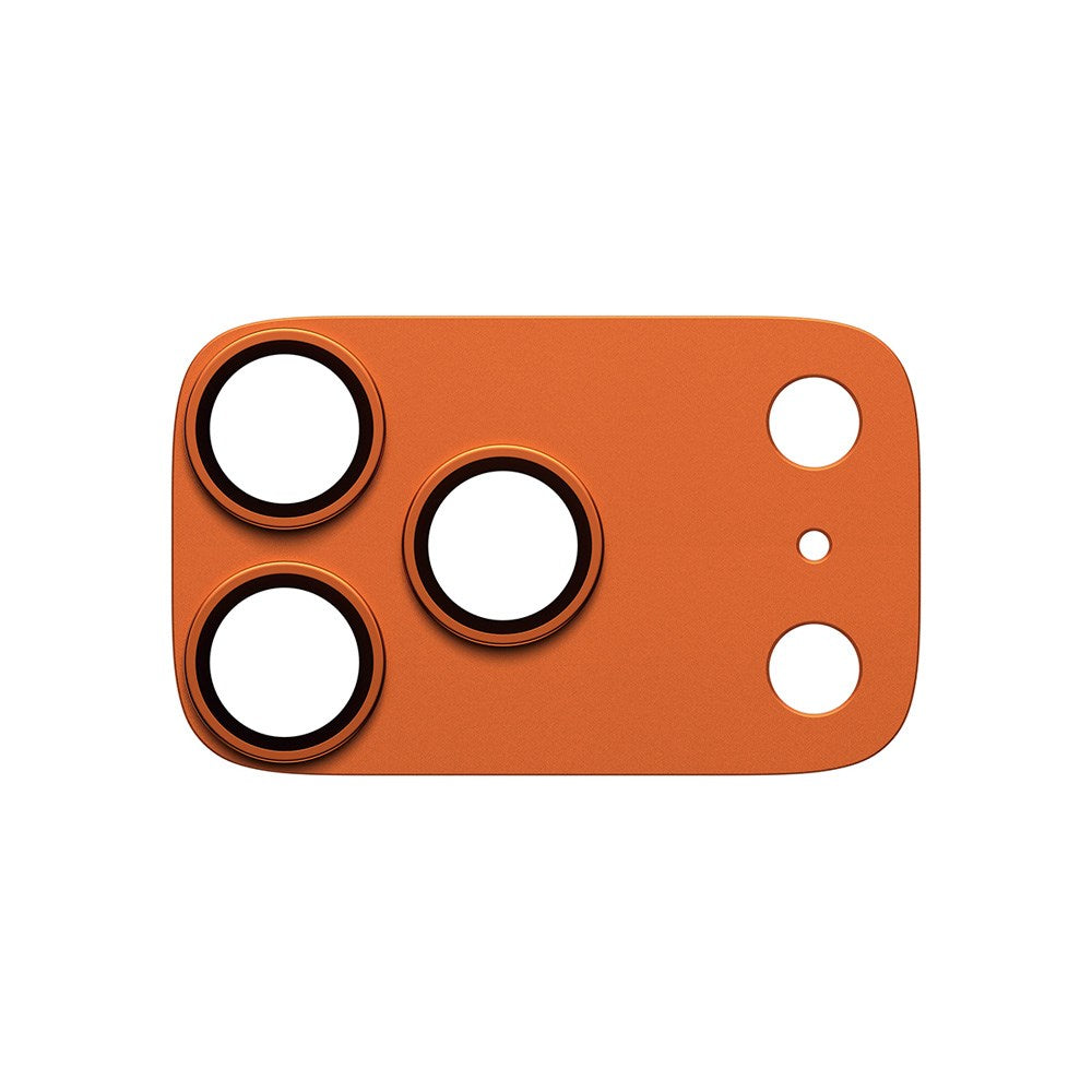 iPhone 17 Pro PanzerGlass FENDER Kameralinse Beskyttelsesglas - Cosmic Orange
