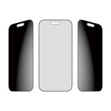 iPhone 17 / 16 Pro PanzerGlass 2-Way Privacy Skærmbeskyttelsesglas - Ultra-Wide Fit - Gennemsigtig