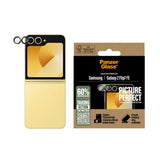 Samsung Galaxy Z Flip7 FE PanzerGlass PicturePerfect Kamerabeskyttelsesglas - Gennemsigtig / Sort