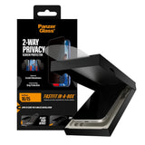iPhone 16 / 15 PanzerGlass 2-Way Privacy Skærmbeskyttelsesglas - inkl. FastFit In-A-Box - Gennemsigtig