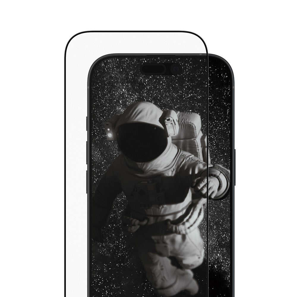 iPhone 17 / 16 Pro PanzerGlass Ceramic Skærmbeskyttelsesglas m. EasyAligner - Ultra Wide Fit - Gennemsigtig