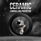 Samsung Galaxy S25 Ultra PanzerGlass Ceramic Hoops - Beskyttelse til Kamera - Gennemsigtig / Sort