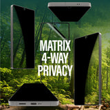 PanzerGlass Samsung Galaxy S25 Ultra Eco Matrix 4-Way Privacy Skærmbeskyttelse Ultra Wide Fit m.  Alignerkit - Platinum Strength - Gennemsigtig