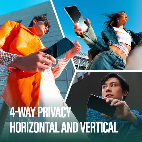 PanzerGlass Samsung Galaxy S25 Ultra Eco Matrix 4-Way Privacy Skærmbeskyttelse Ultra Wide Fit m.  Alignerkit - Platinum Strength - Gennemsigtig