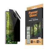 PanzerGlass Samsung Galaxy S25 Ultra Eco Matrix 4-Way Privacy Skærmbeskyttelse Ultra Wide Fit m.  Alignerkit - Platinum Strength - Gennemsigtig