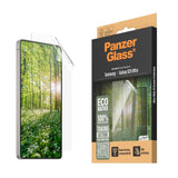 Samsung Galaxy S25 Ultra PanzerGlass Eco Matrix Beskyttelsesglas - Ultra Wide Fit - Alignerkit - Platinum Strength - Gennemsigtig
