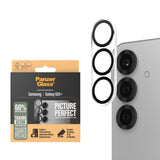 Samsung Galaxy S25+ (Plus) PanzerGlass PicturePerfect - Beskyttelse til Kamera - Platinum Strength - Gennemsigtig / Sort