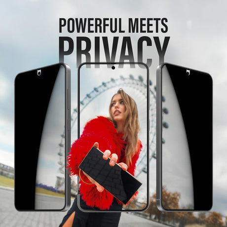 Samsung Galaxy S25+ (Plus) - PanzerGlass Ultra-Wide Fit Skærmbeskyttelsesglas - Privacy Funktion - Gennemsigtig