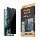 Samsung Galaxy S25 Ultra - PanzerGlass Ultra-Wide Fit Skærmbeskyttelsesglas - Privacy Funktion - Gennemsigtig