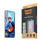 Samsung Galaxy S25+ (Plus) PanzerGlass All-in-One Skærmbeskyttelse Ultra Wide Fit m. Easy Aligner - Gennemsigtig