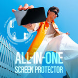 Samsung Galaxy S25 PanzerGlass All-in-One Skærmbeskyttelse Ultra Wide Fit m. Easy Aligner - Gennemsigtig