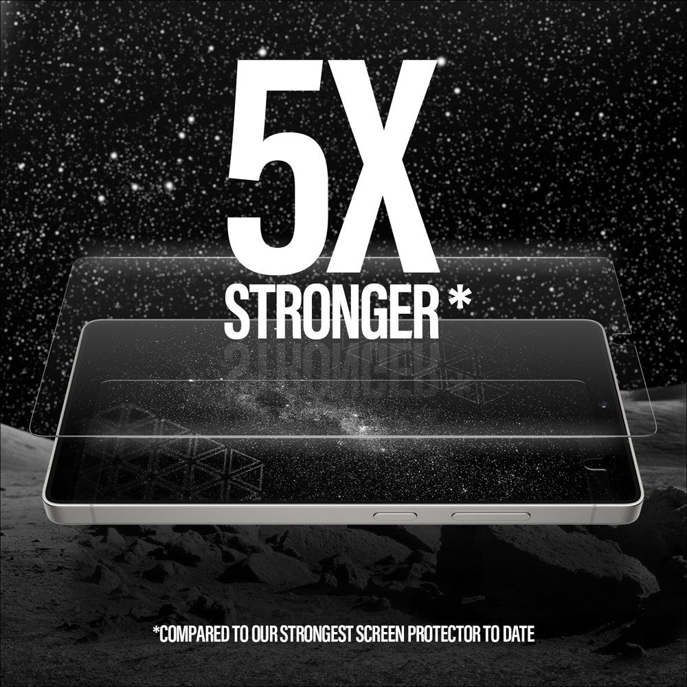 Samsung Galaxy S25 Ultra - PanzerGlass Ultra-Wide Fit Ceramic  Skærmbeskyttelsesglas - Gennemsigtig
