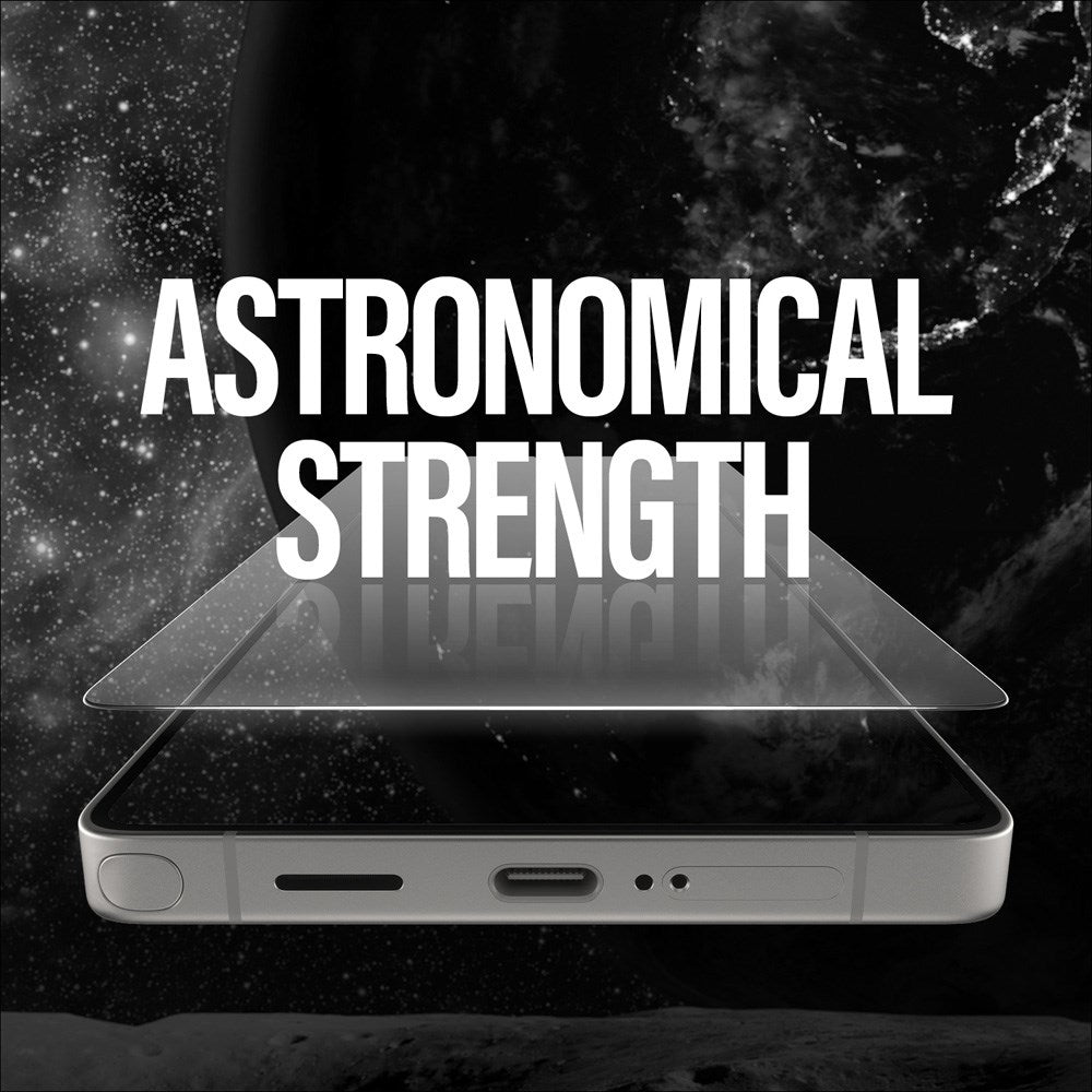 Samsung Galaxy S25 Ultra - PanzerGlass Ultra-Wide Fit Ceramic  Skærmbeskyttelsesglas - Gennemsigtig