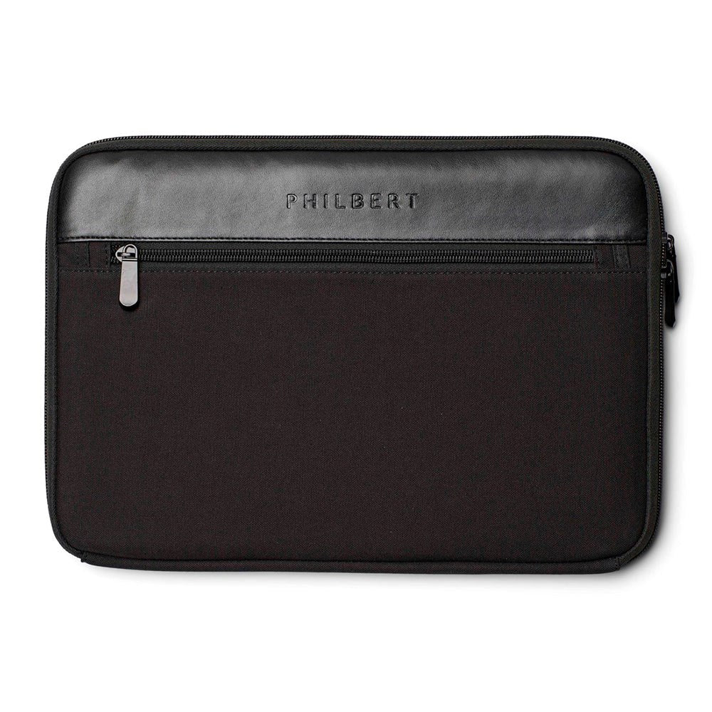 Macbook Air / Pro 13 Philbert Cover m. Solafskærmning & Integreret Privacy (24.0 × 33.5 × 2.0 cm) - Sort