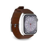 Apple Watch (42/44/SE/45/46/49mm) Puro E-CLASSIC Vegansk Læder Urrem - Brun