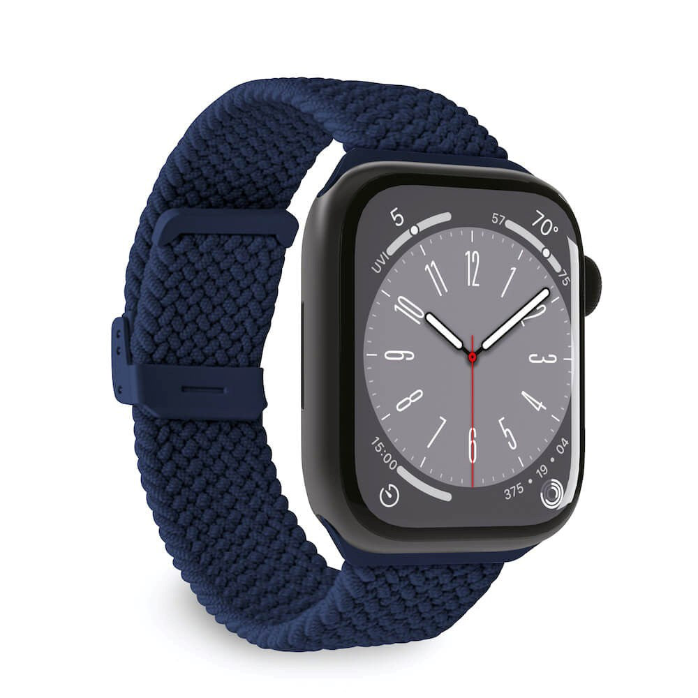 Apple Watch (42/44/SE/45/46/49mm) Puro LOOP Urrem - Mørkeblå