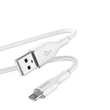 USB-A til Lightning Kabel - PURO Soft 1.5m - Hvid