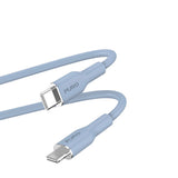 USB-C til Lightning Kabel - PURO Soft 1.5m - Blå