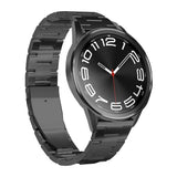 PURO Rustfri Stål Rem - Samsung Galaxy Watch (4/4 Classic/5/5 Pro/6/6 Classic/7) - Sort