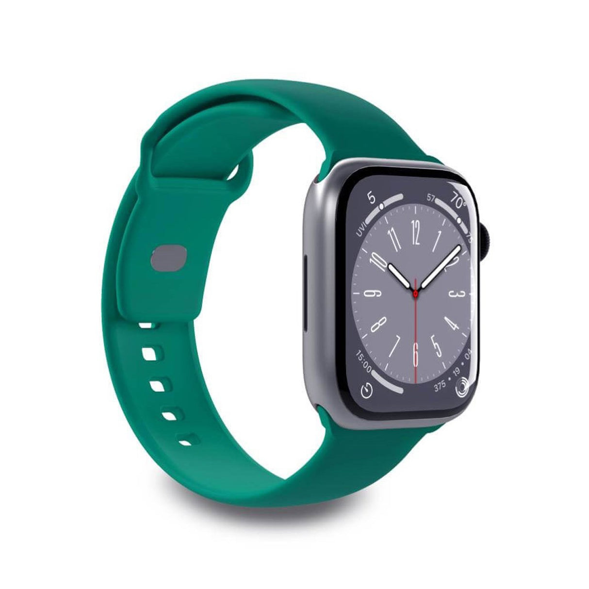 Apple Watch (42/44/SE/45/46/49mm) Puro ICON Silicone Urrem - Grøn