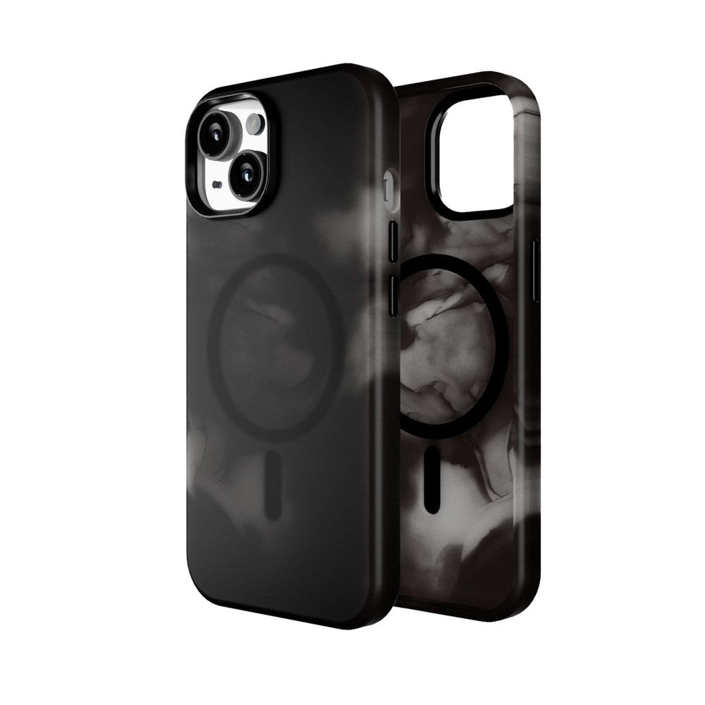 Puro AQUA Fleksibelt Plastik Cover - iPhone 15 - MagSafe Kompatibel - Sort