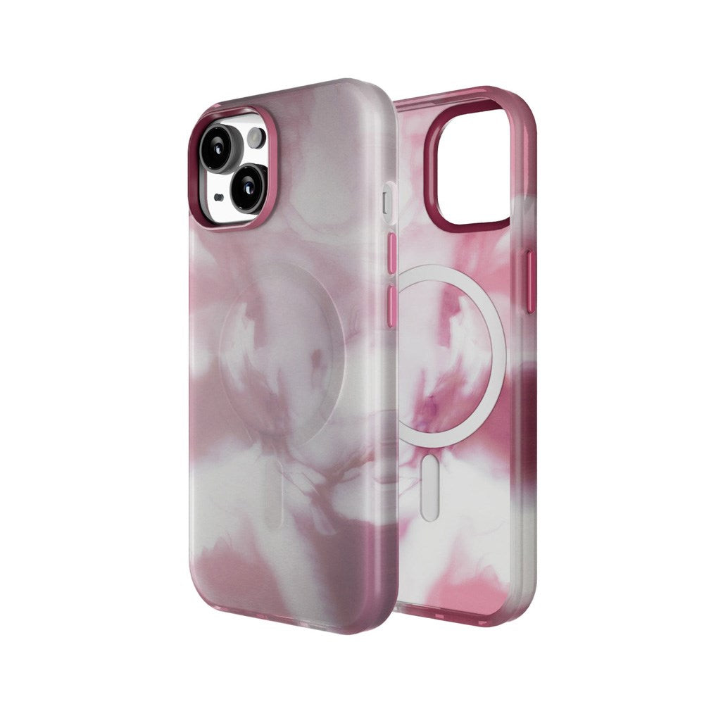 Puro AQUA Fleksibelt Plastik Cover - iPhone 15 - MagSafe Kompatibel - Lyserød