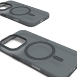 iPhone 16 Pro Max - PURO DAYLIGHT Gradient MagSafe Silikone Cover - Gennemsigtig/Sort