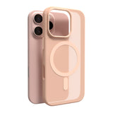 iPhone 16 Pro - PURO DAYLIGHT Gradient MagSafe Silikone Cover - Gennemsigtig/Beige