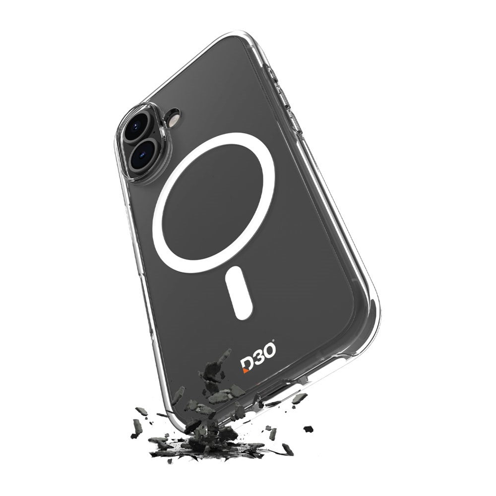 PURO iPhone 17 IMPACT CLEAR Hybrid Case - MagSafe Kompatibel - Gennemsigtig