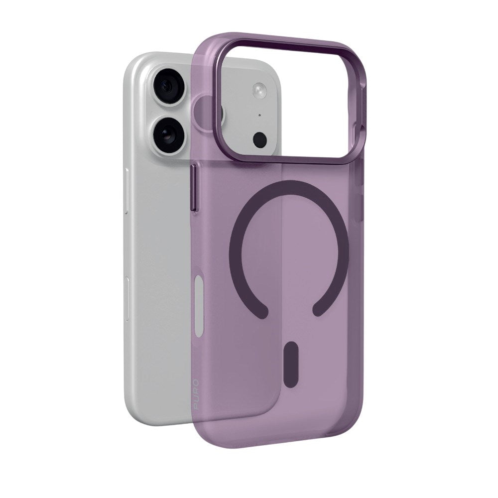 iPhone 18 Pro PURO LIGHTFEEL Bagside Cover - MagSafe Kompatibel - Bordeaux