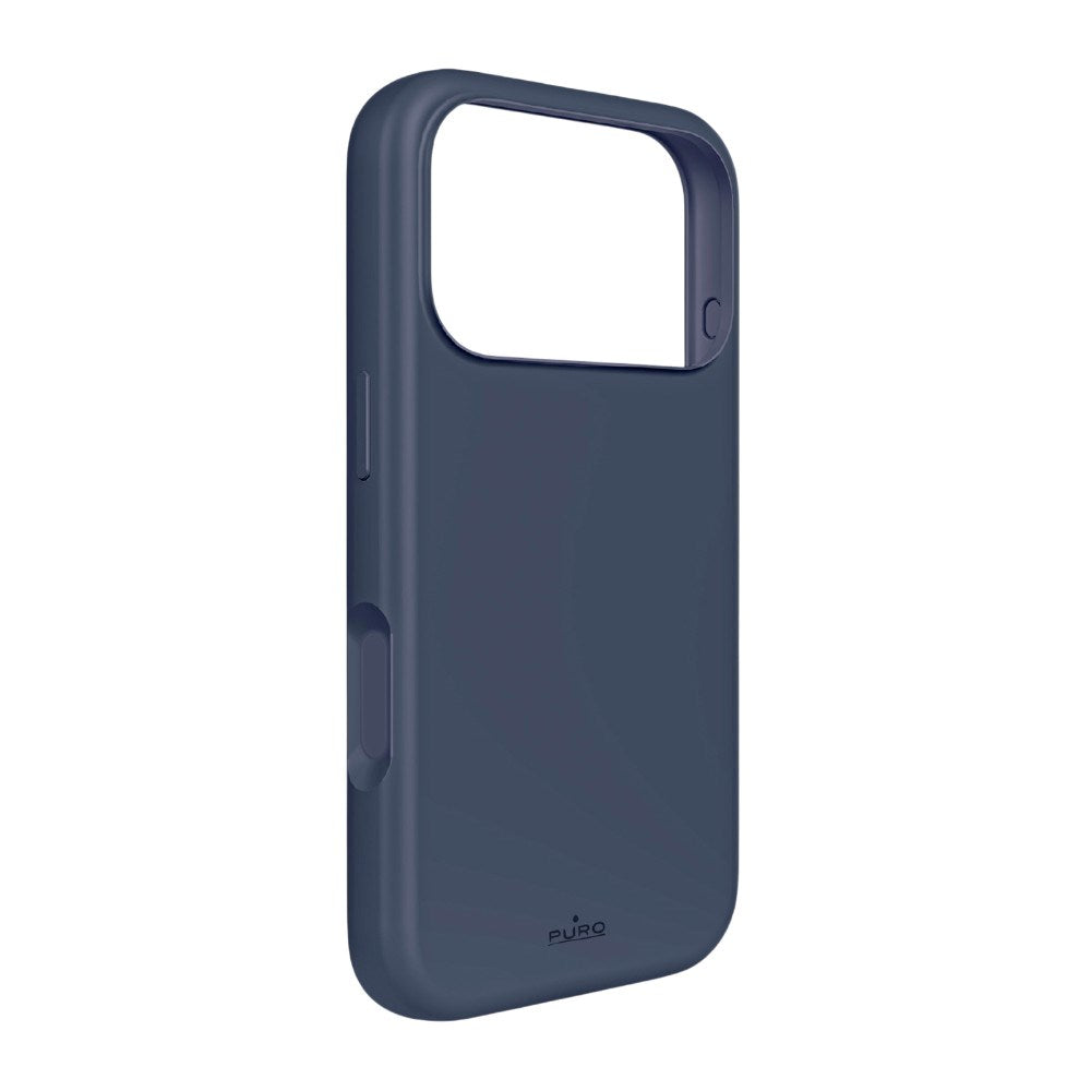 PURO iPhone 18 Pro Max ICON MAG Silikone Bagsidecover - MagSafe Kompatibel - Blå
