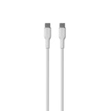 USB-C til USB-C Kabel - PURO Soft 1.5m - Hvid