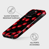 Burga iPhone 15 Pro Tough Fashion Cover - Cherrybomb