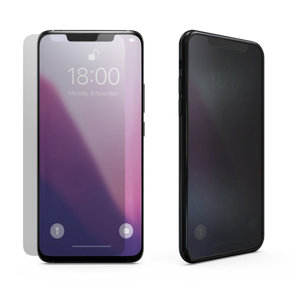 Samsung Galaxy A30 / A30s / A50 Anti-Peep Skærmbeskyttelse - Hærdet Glas - Sort Kant