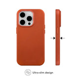 iPhone 17e / 16e / 15 / 14 / 13 dbramante1928 Roskilde Cover - 100% Ægte Læder - MagSafe Kompatibel - Tan
