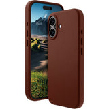 Dbramante1928 iPhone 16 Plus Roskilde Case - 100% Genbrugsplast - MagSafe Kompatibel - Dark Tan