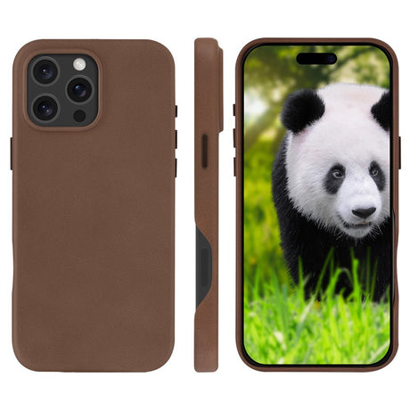 Dbramante1928 iPhone 16 Pro Max Roskilde Case - 100% Genbrugsplast - MagSafe Kompatibel - Dark Tan