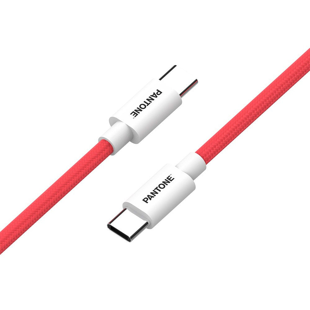 Pantone 60W PD USB-C til USB-C Kabel - 1.5 Meter - Pink